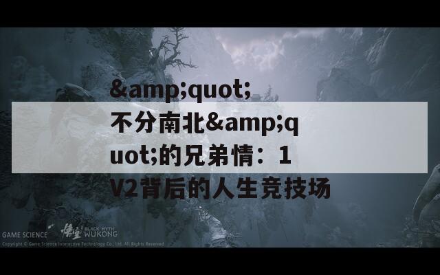 &quot;不分南北&quot;的兄弟情：1V2背后的人生竞技场